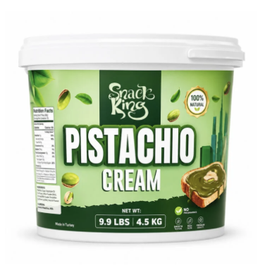 Snack King Pistachio Cream 9.9 lbs / 4.5 kg bucket